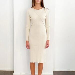 ENVELOPE1976 Vestby Ribbed Organic Cotton Dress